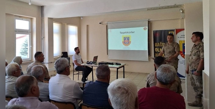 Erzincan Jandarma: Köylerde Güvenlik Bilgilendirmesi