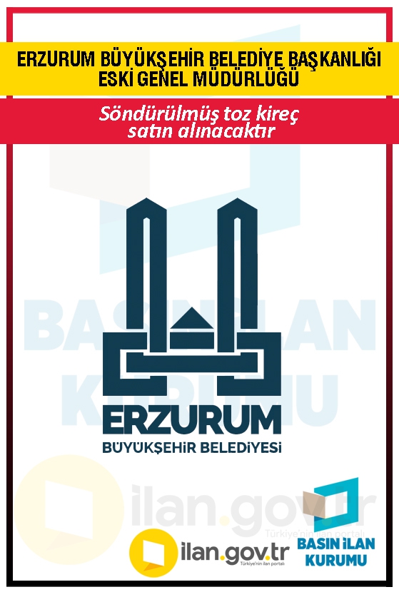 ERZURUM BÜYÜKŞEHİR BELEDİYE BAŞKANLIĞI ESKİ GENEL MÜDÜRLÜĞÜ 