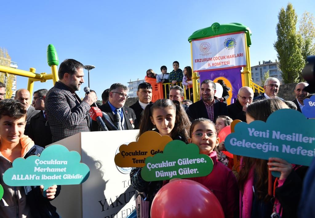 Erzurum’da ‘Çocuk Hakları Parkı’ açıldı