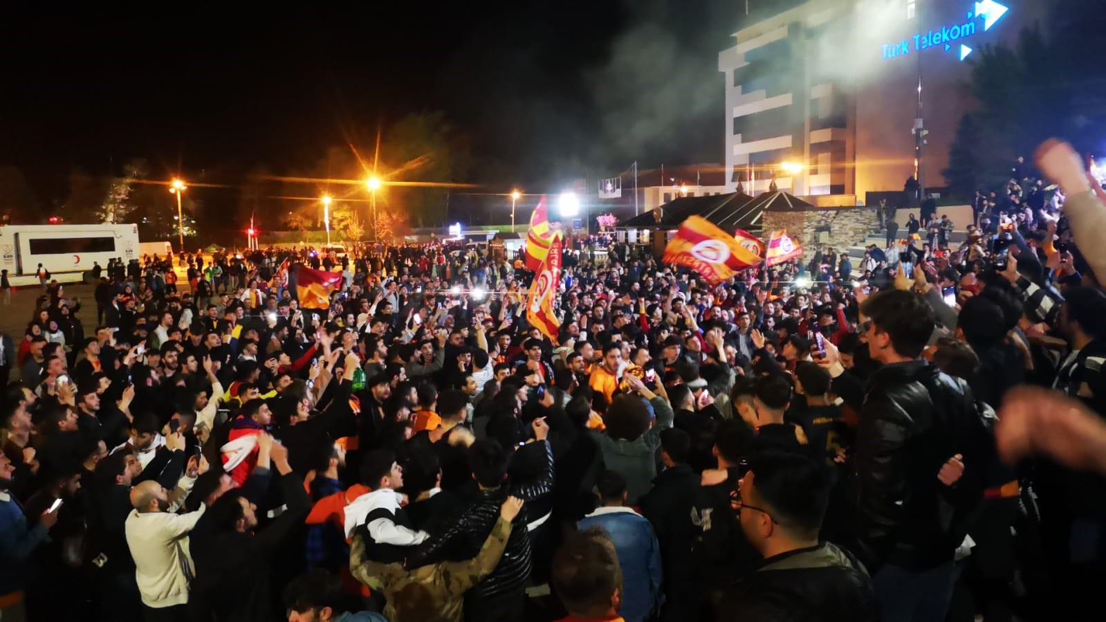 Erzurum’da da Galatasaray coşkusu yaşandı