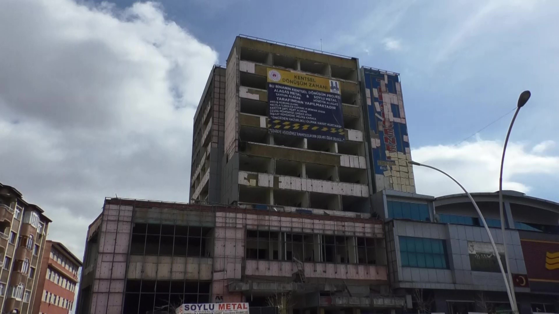 Erzurum’da kentsel dönüşüm çalışması