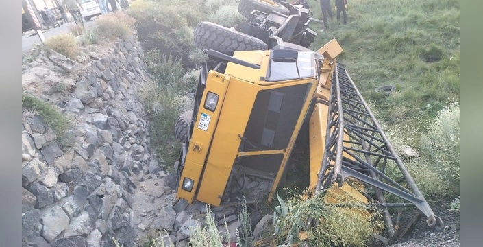 Erzurum'da Vinç Kazası: Operatör Hayatını Kaybetti