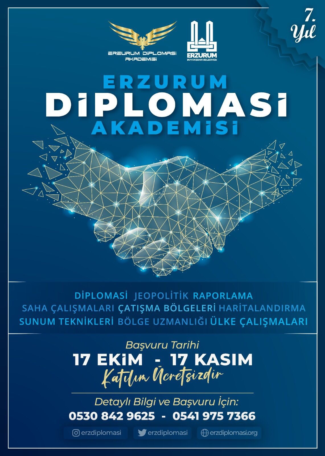 Erzurum diplomasi akademisi çalışmalarına başlıyor