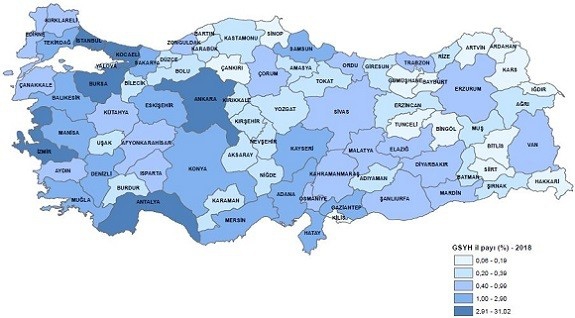 Erzurum GSYH’sinde yüzde 29’luk artış