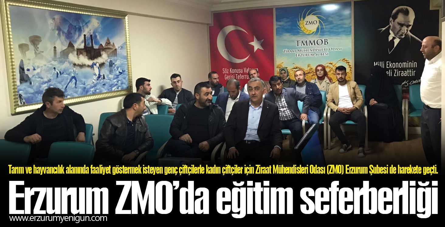 Erzurum ZMO’da eğitim seferberliği 