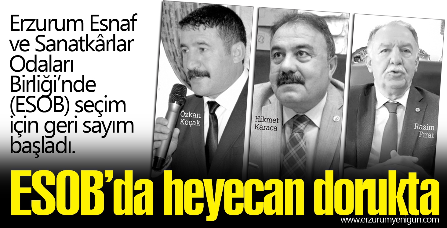 ESOB’da heyecan dorukta 