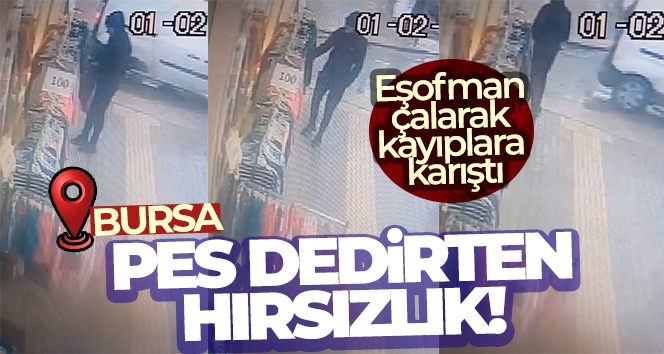 Eşofman çalarak kayıplara karıştı