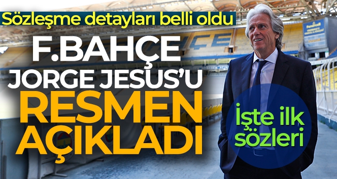 Fenerbahçe, Jorge Jesus'u resmen açıkladı!