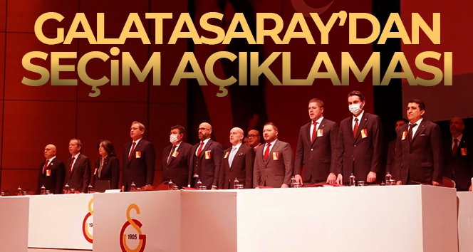 Galatasaray'dan mahkeme ve seçim açıklaması