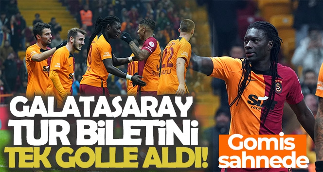 Galatasaray tur biletini tek golle aldı