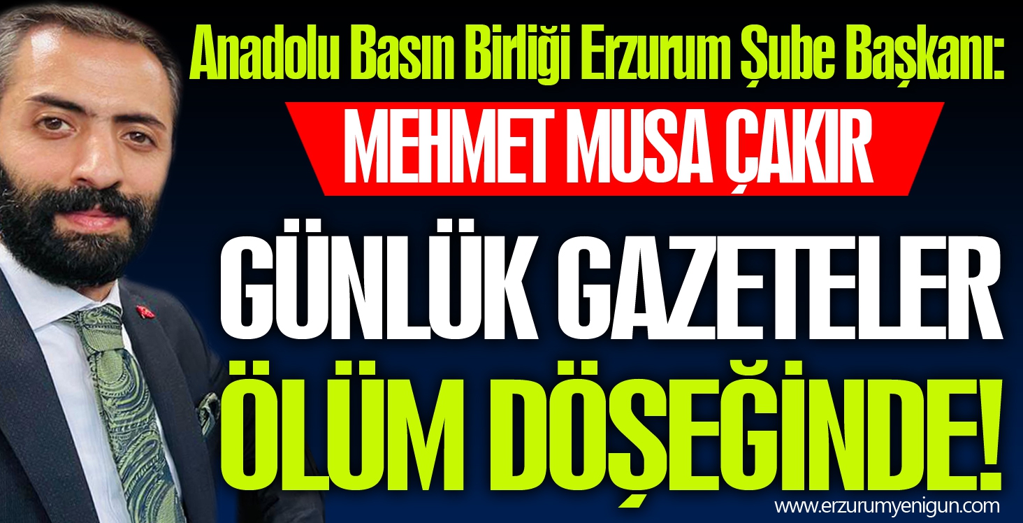 Günlük gazeteler ölüm döşeğinde!