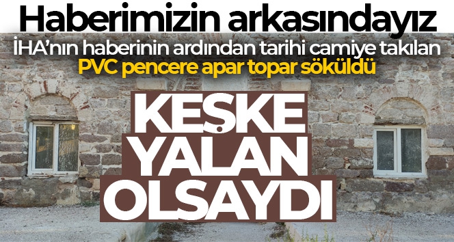 Haberimizin arkasındayız! Keşke yalan olsaydı...