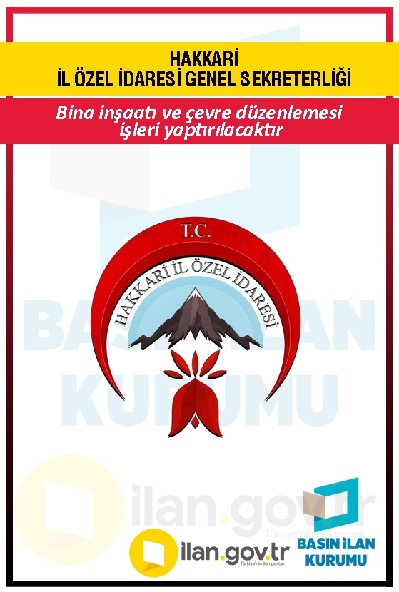 HAKKARİ İL ÖZEL İDARESİ GENEL SEKRETERLİĞİ 