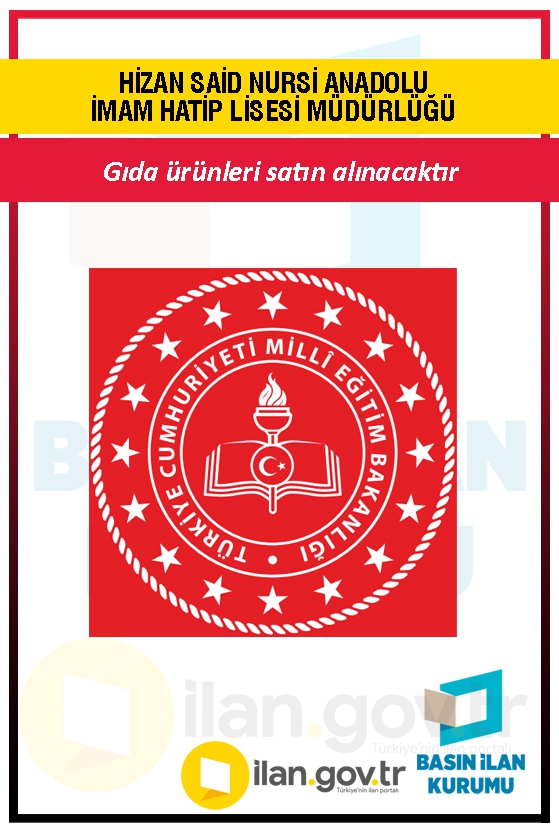 HİZAN SAİD NURSİ ANADOLU İMAM HATİP LİSESİ MÜDÜRLÜĞÜ