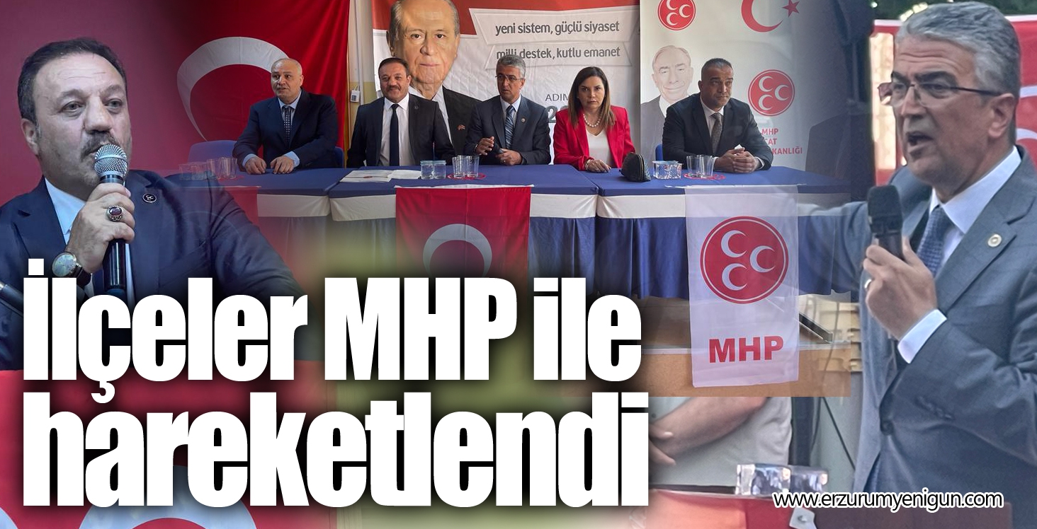 İlçeler MHP ile hareketlendi