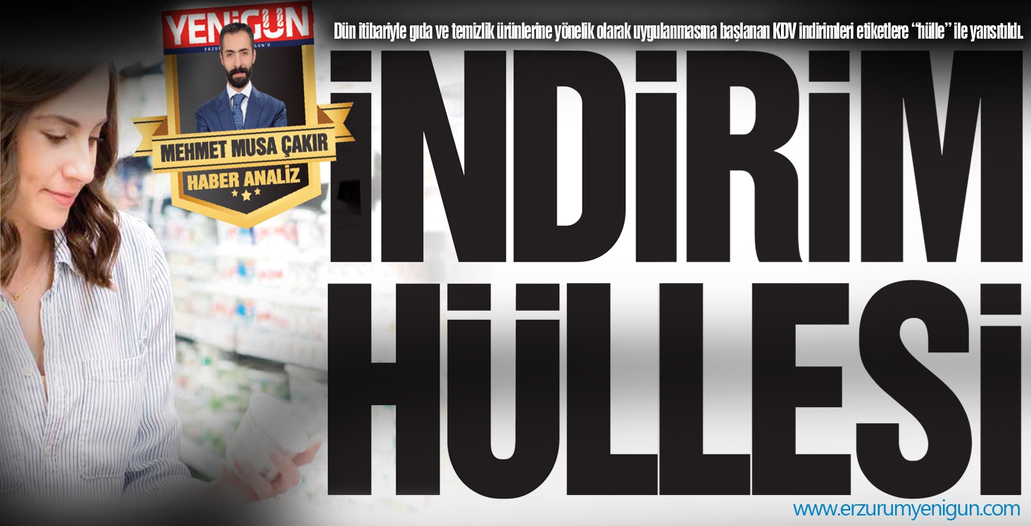 İndirimde “hülle” yaptılar!