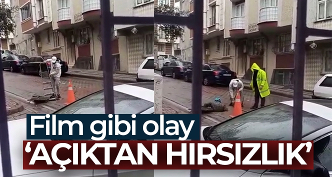 İstanbul'da 'bakım yapıyoruz' yalanıyla kablo çalan hırsızlar yakalandı
