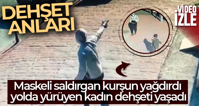 İstanbul'da iş yerine silahlı saldırı kamerada: sokakta yürüyen kadın dehşeti yaşadı