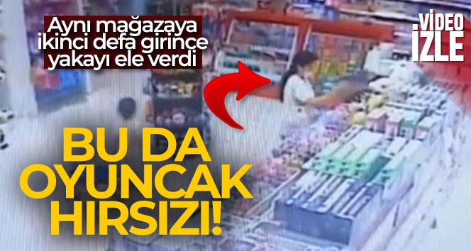 İstanbul'da oyuncak hırsızı kadın kamerada