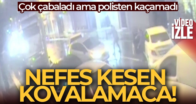 Kadıköy'de polis ile korsan taksici arasında nefes kesen kovalamaca