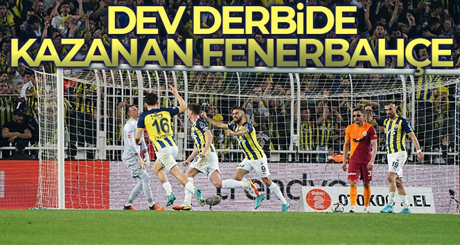Kadıköy'deki dev derbinin kazananı Fenerbahçe
