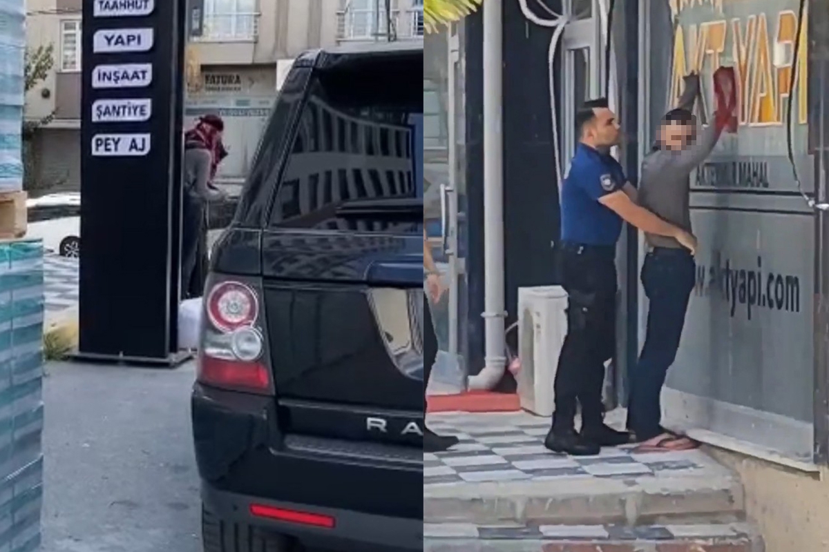 Kadın kılığına giren şahıs polisleri harekete geçirdi