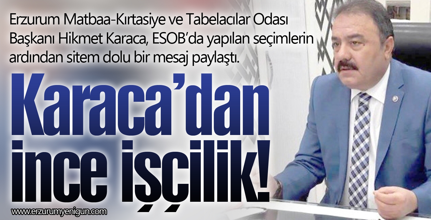 Karaca’dan ince işçilik! 