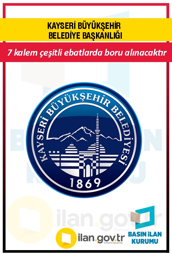 KAYSERİ BÜYÜKŞEHİR BELEDİYE BAŞKANLIĞI