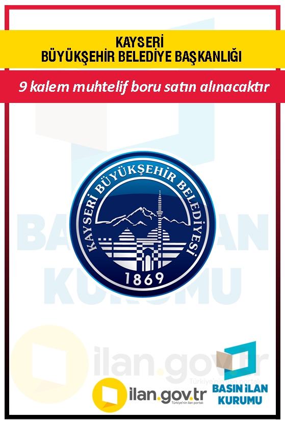 KAYSERİ BÜYÜKŞEHİR BELEDİYE BAŞKANLIĞI