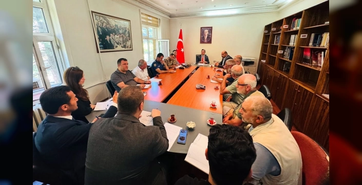 Kemaliye'de Şehitleri Anma Programı İçin Güvenlik Toplantısı