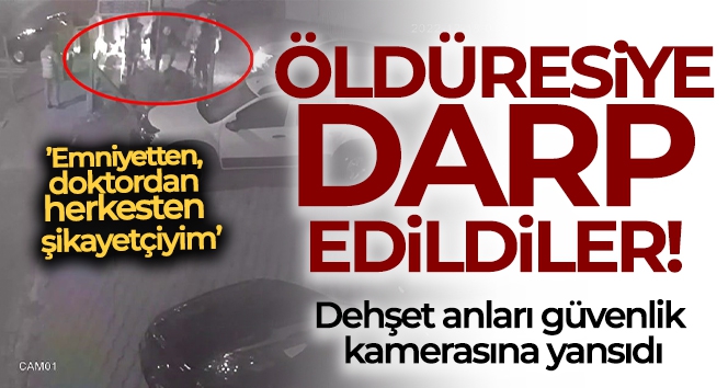 Kendi galerilerinin önünde ölesiye darp edildiler