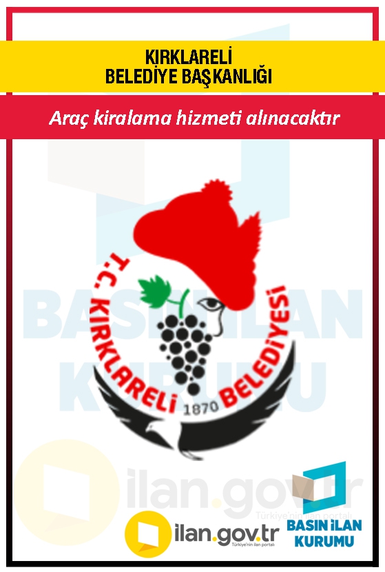 KIRKLARELİ BELEDİYE BAŞKANLIĞI 