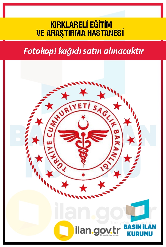 KIRKLARELİ EĞİTİM VE ARAŞTIRMA HASTANESİ 