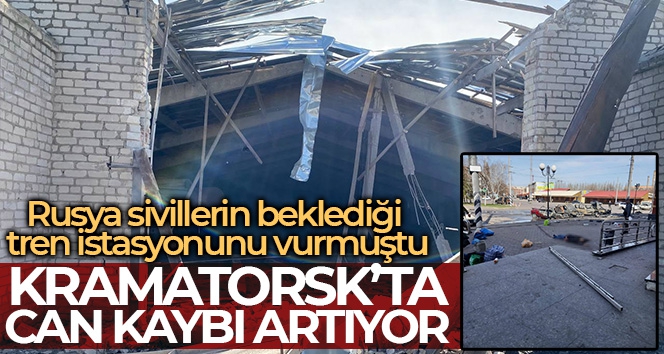 Kramatorsk'taki tren istasyonuna düzenlenen saldırıda can kaybı 57'ye yükseldi