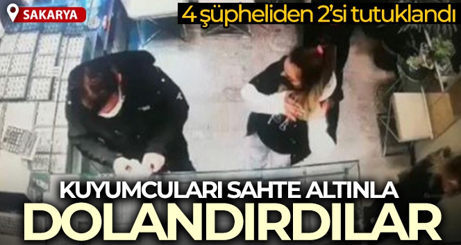 Kuyumcuları dolandıran şüphelilerden 2'si tutuklandı