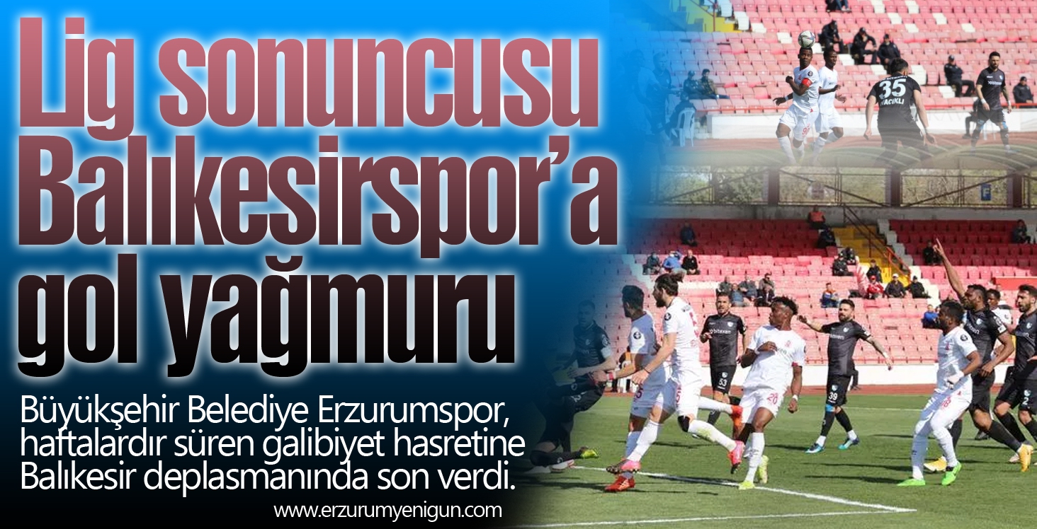 Lig sonuncusuna gol yağmuru 