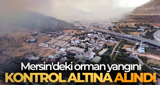 Mersin'deki orman yangını kontrol altına alındı!