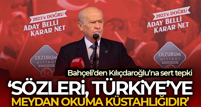 MHP Genel Başkanı Bahçeli'den Kılıçdaroğlu'na sert sözler