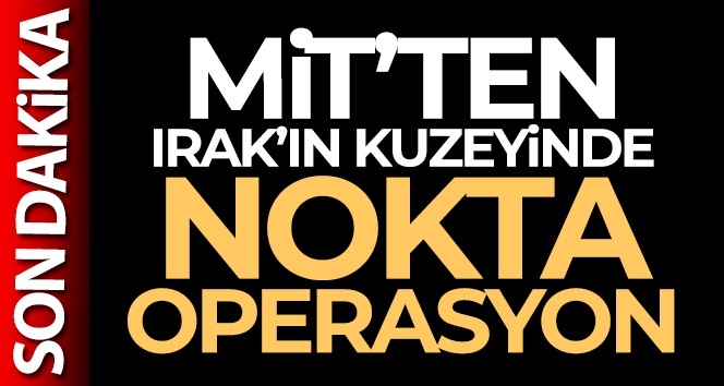 MİT'ten Irak'ın kuzeyinde nokta operasyon