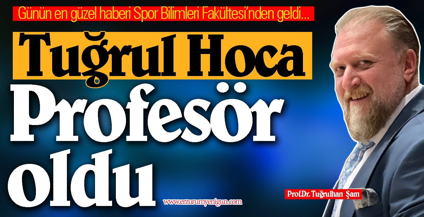 O artık profesör…