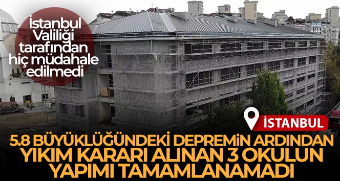 Öğrenciler Silivri'deki depreminin vurduğu okullarına kavuşamadı