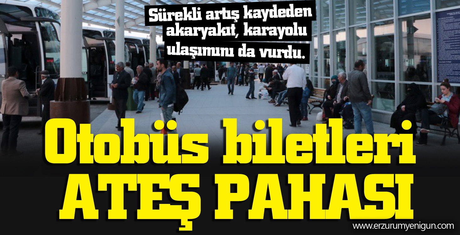 Otobüs biletleri ateş pahası