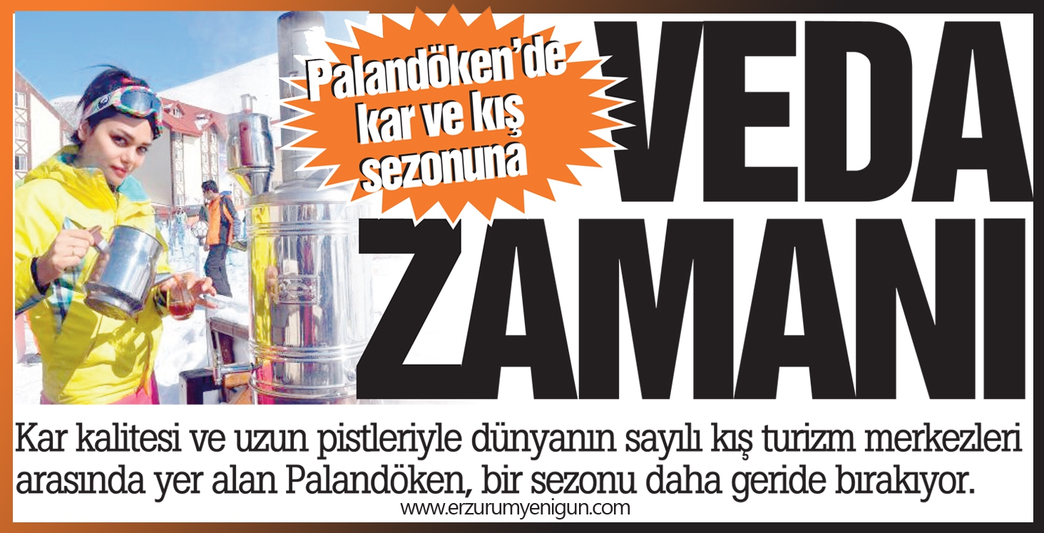 Palandöken’de sezona veda 