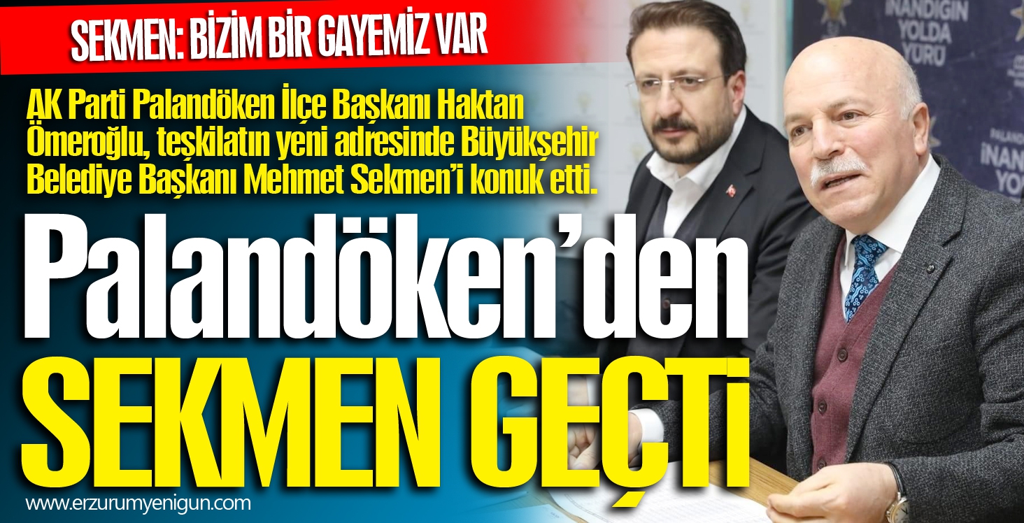 Palandöken’den Sekmen geçti