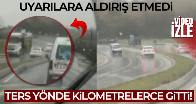 Pendik'te korku dolu anlar: Ters yönde kilometrelerce gitti