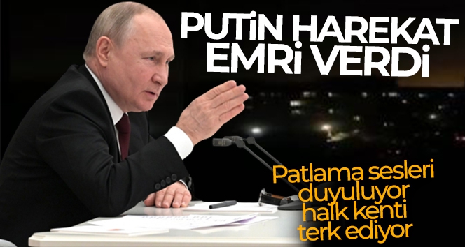 Putin'in emriyle Dombas'a askeri harekat başladı