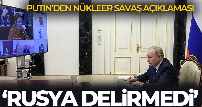 Putin: 'Rusya yalnızca düşman saldırısına yanıt vermek için nükleer silah kullanır'