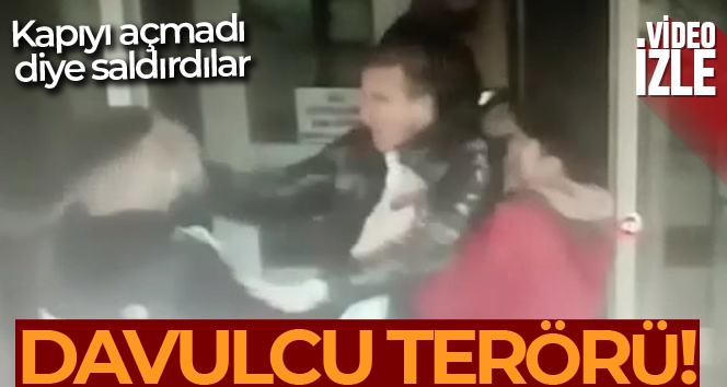 Samsun'da davulcu terörü kamerada