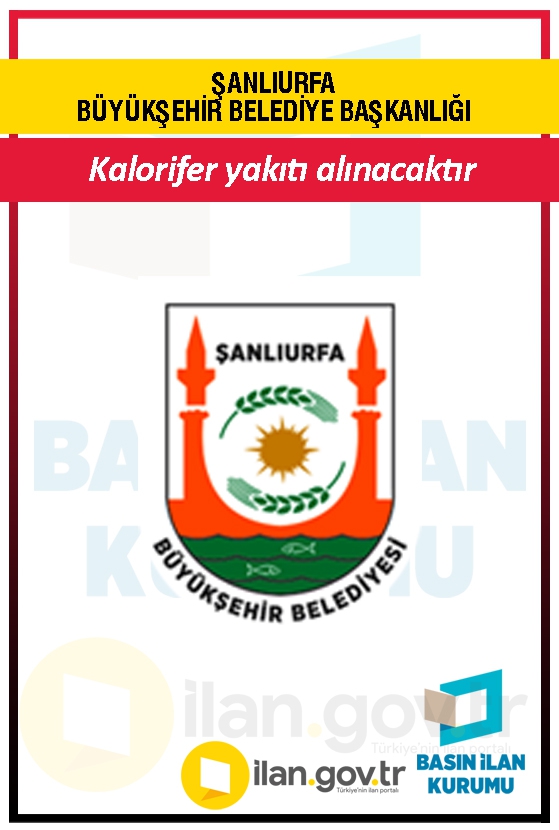 ŞANLIURFA BÜYÜKŞEHİR BELEDİYE BAŞKANLIĞI 