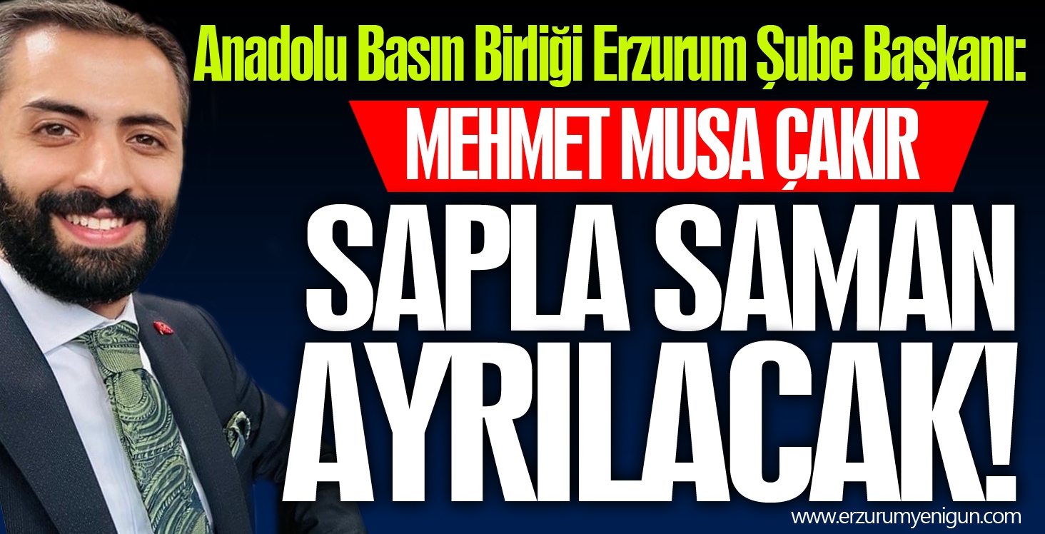 Sapla saman ayrılacak!